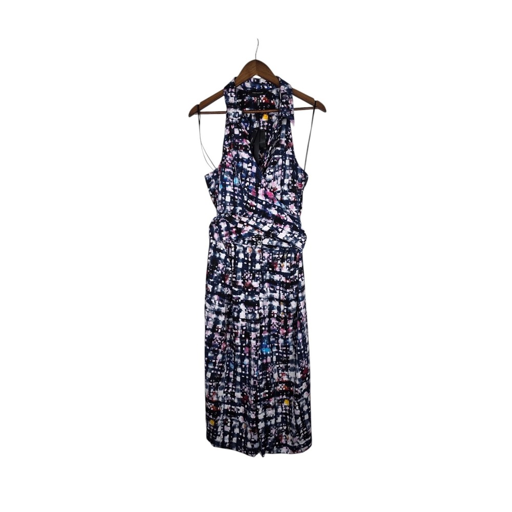 Robert Rodriguez Jumpsuit Womens 10 Key Whole Wrap Crop Culotte Style Bottom NEW